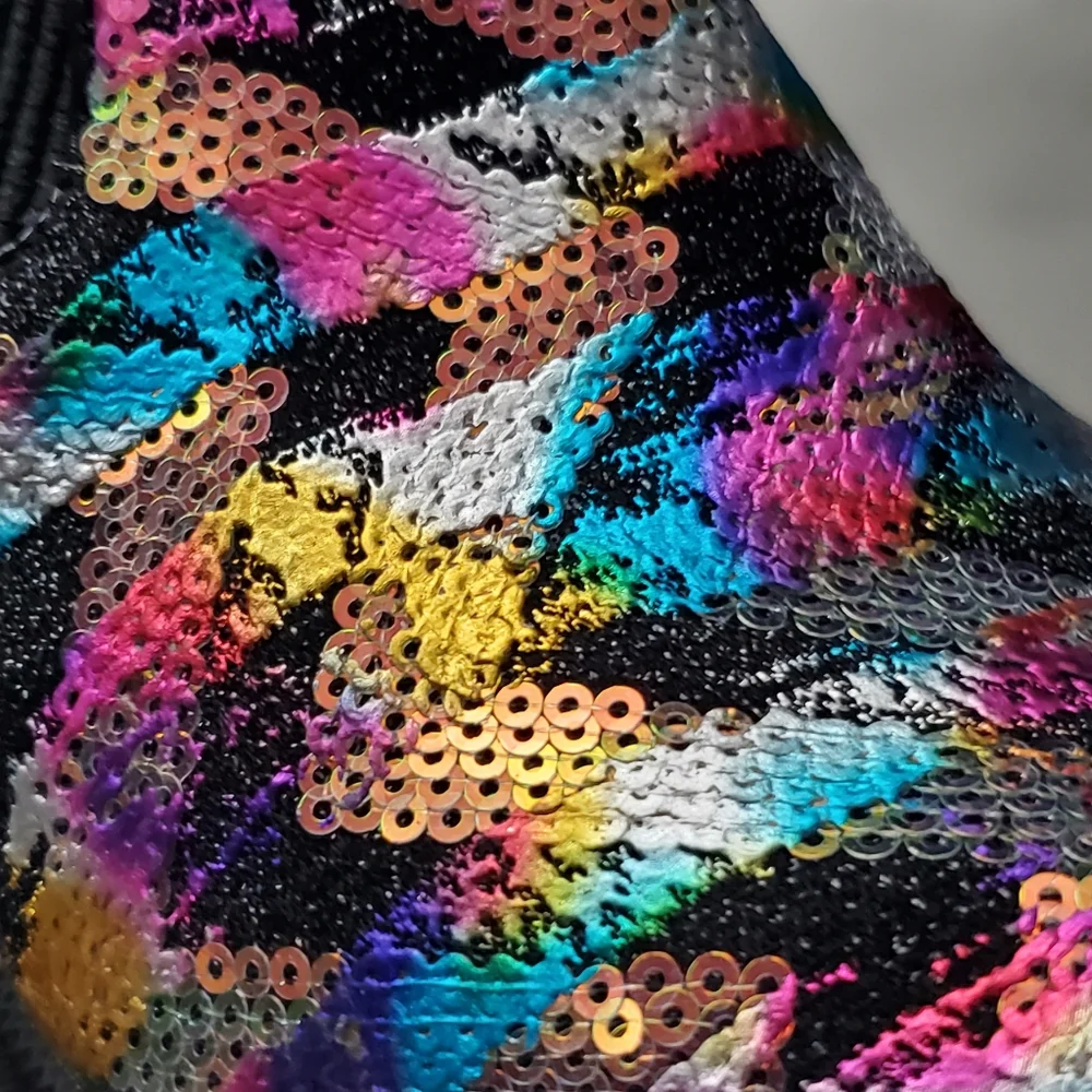 Betsey Johnson Multi-Color Moto Bootie - Picture 4 of 9
